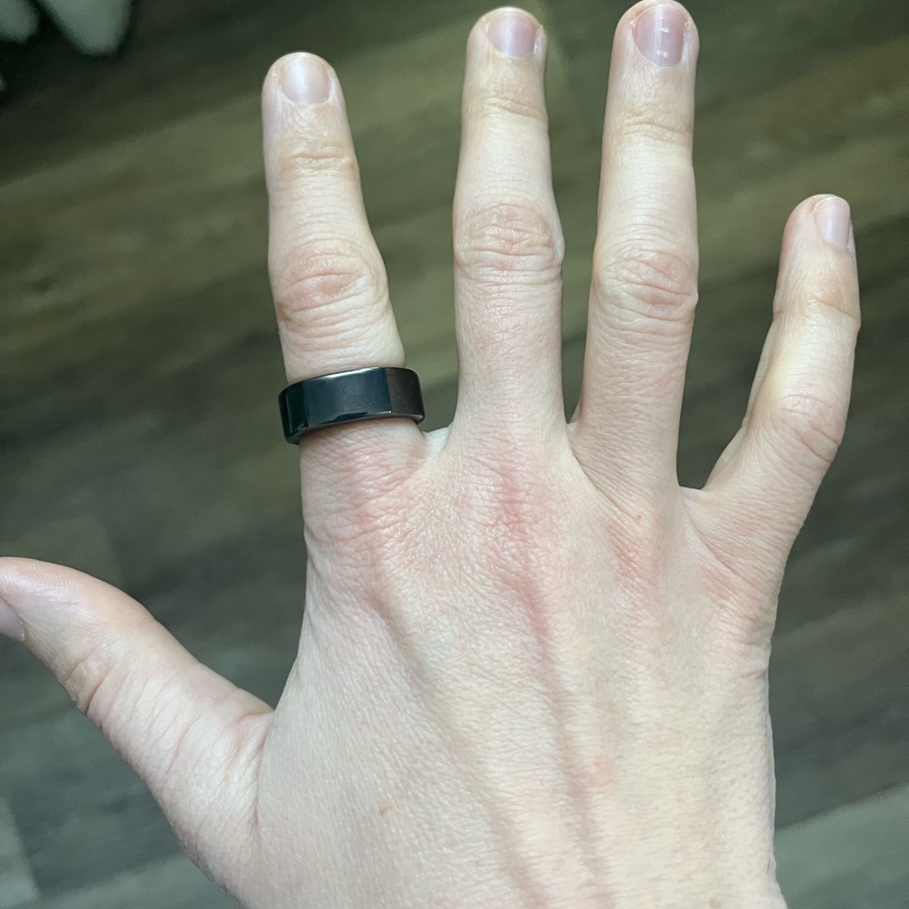 Heritage black Oura ring gen3 size 7